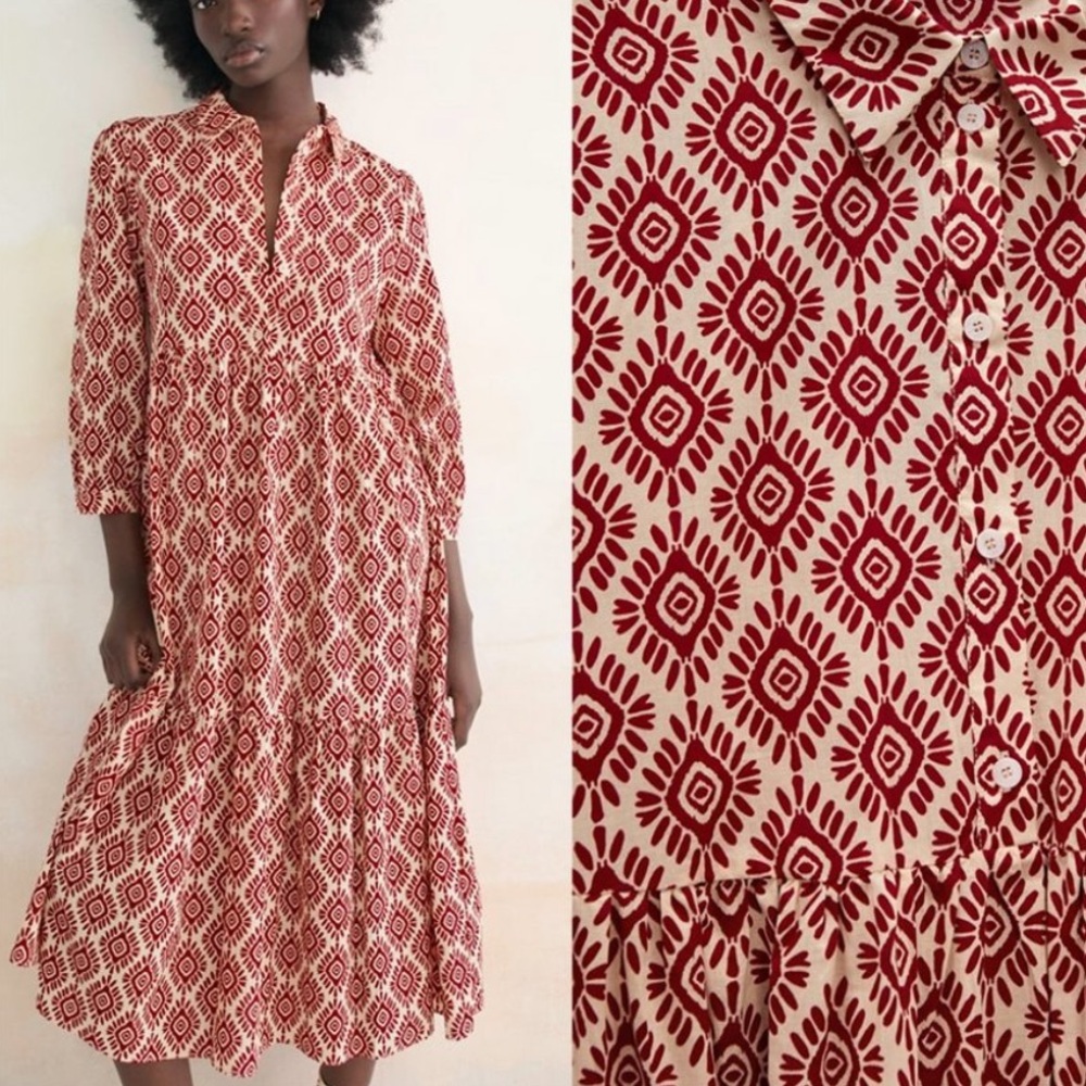 Zara Red Dress Size small